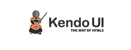 Logo de l'éditeur de texte riche Kendo UI